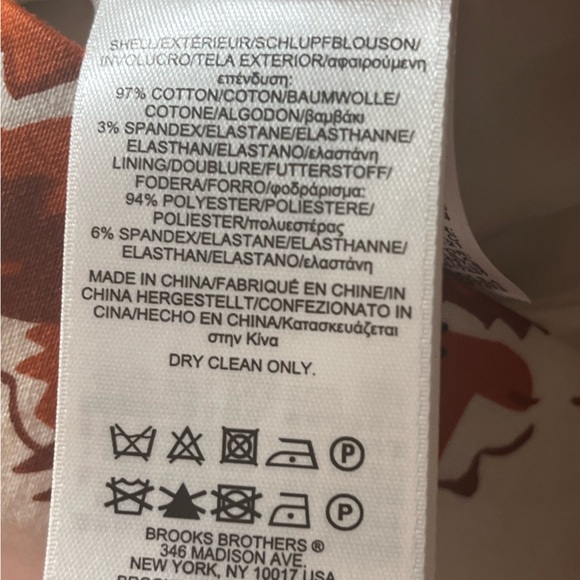 Brooks Brothers Floral Sleeveless Mock Neck Sheath Dress, size 10 - Picture 11 of 12